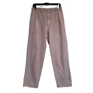 Madewell Jeans Women Pink Straight Leg Pants Casual High Rise Work Utility Sz S